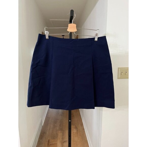 EUC Lauren Ralph Lauren Women's Navy A-Line Skirt - Picture 1 of 4